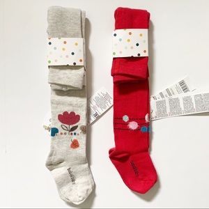 Baby Girls Boboli Thick Tights Bundle
